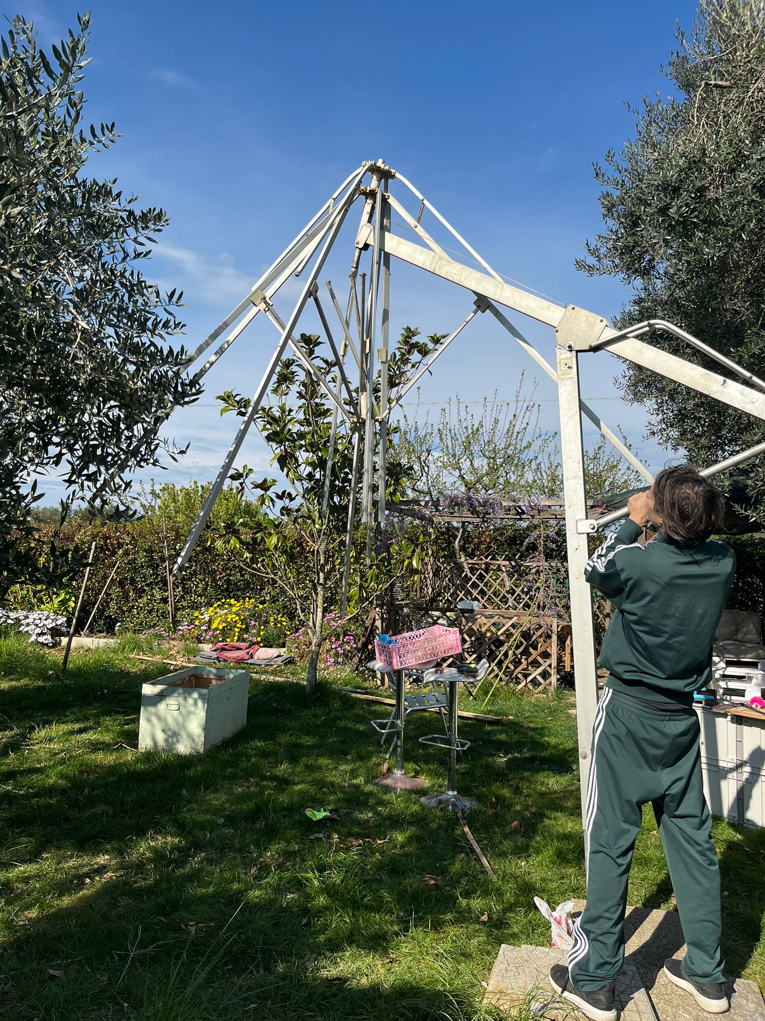 Struttura ombrellone professionale