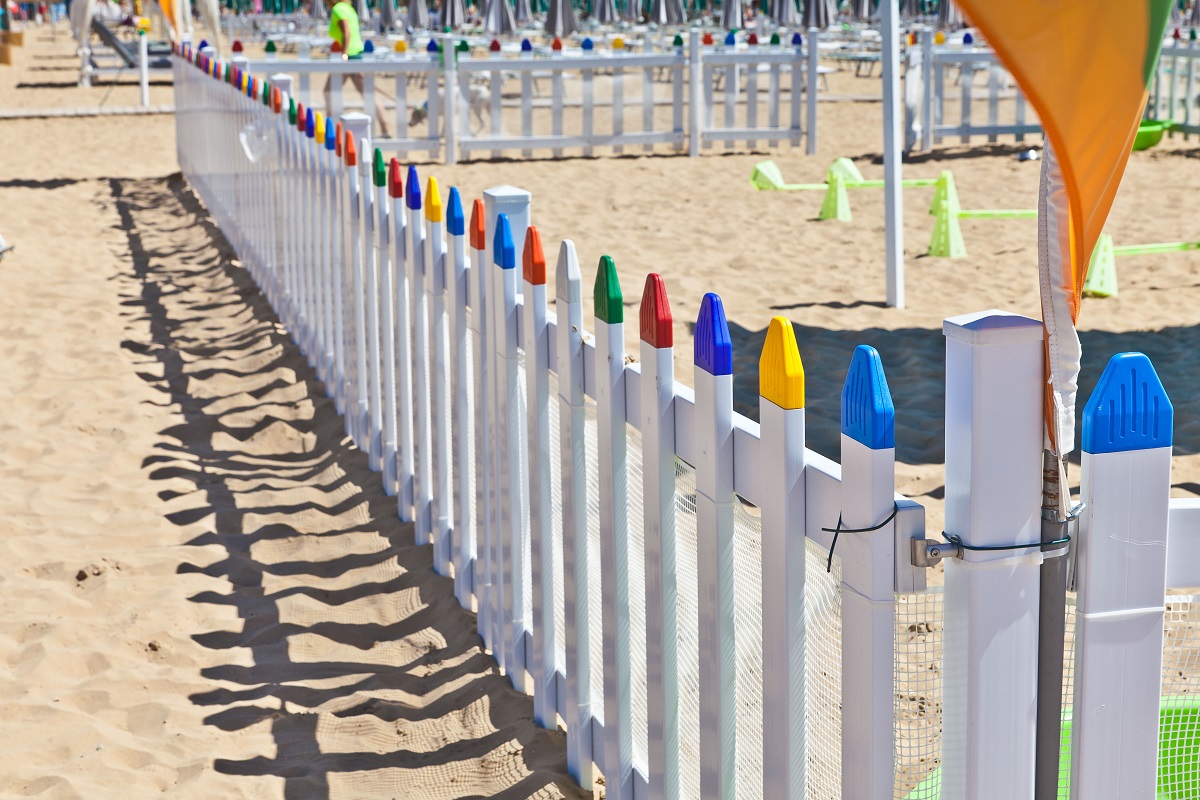 recinzione spiaggia