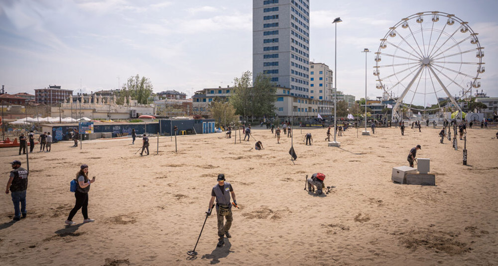 gara metal detector spiaggia