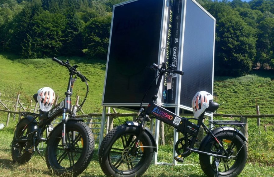 stazioni di ricarica per e-bike fotovoltaiche