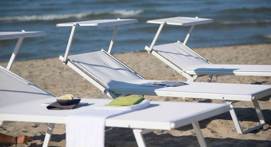 lettini da spiaggia professionali