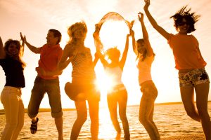 beach party in Veneto