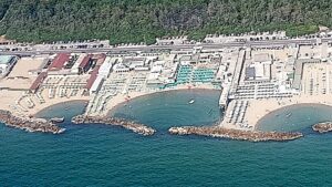 La spiaggia di Marina di Pisa