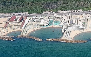 La spiaggia di Marina di Pisa