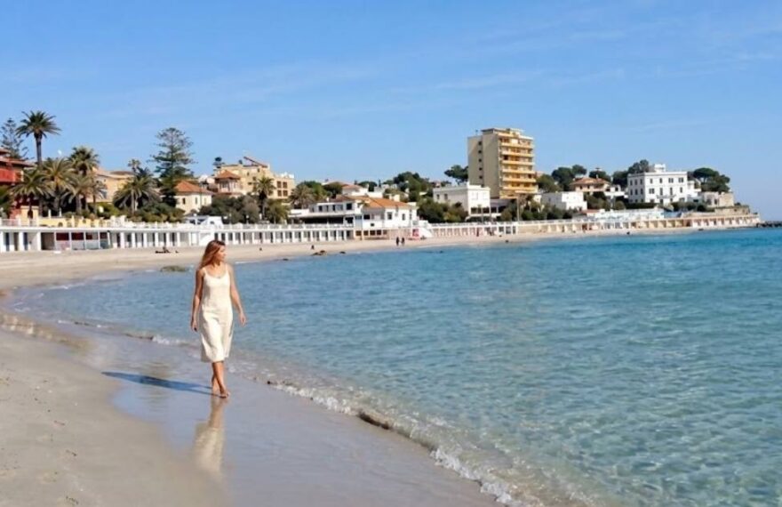 Lo storico stabilimento balneare Perla del Tirreno sul litorale di Santa Marinella