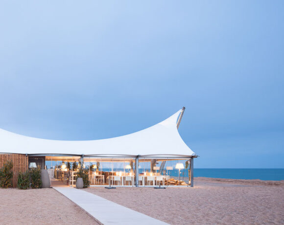 Il vento negli stabilimenti balneari