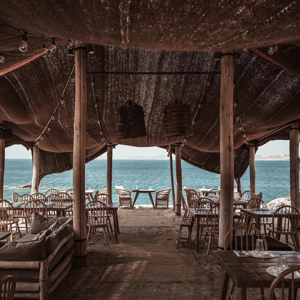 Il vento negli stabilimenti balneari