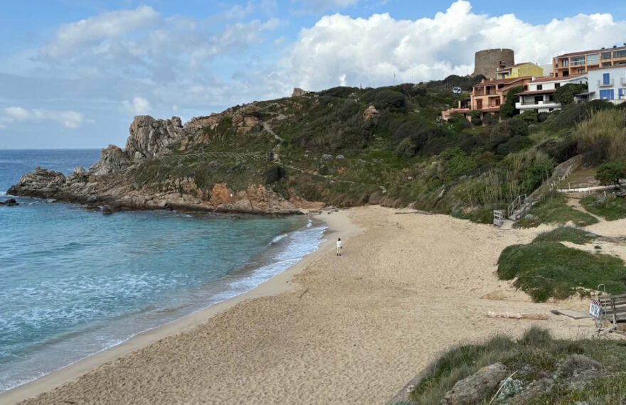 Splendido tratto di mare italiano eccellente a Santa Teresa di Gallura in Sardegna