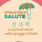 Logo ufficiale dell'evento Spiagge della Salute con la scritta La prevenzione nelle spiagge d'Italia.