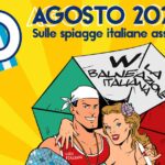 Locandina della Giornata del balneare SIB del 30 agosto 2026 con illustrazione in stile fumetto e ombrellone con la scritta Viva la balneazione italiana.