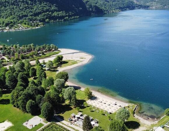 spiagge lago di como