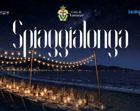 Locandina ufficiale dell'evento Spiaggialonga a Varazze