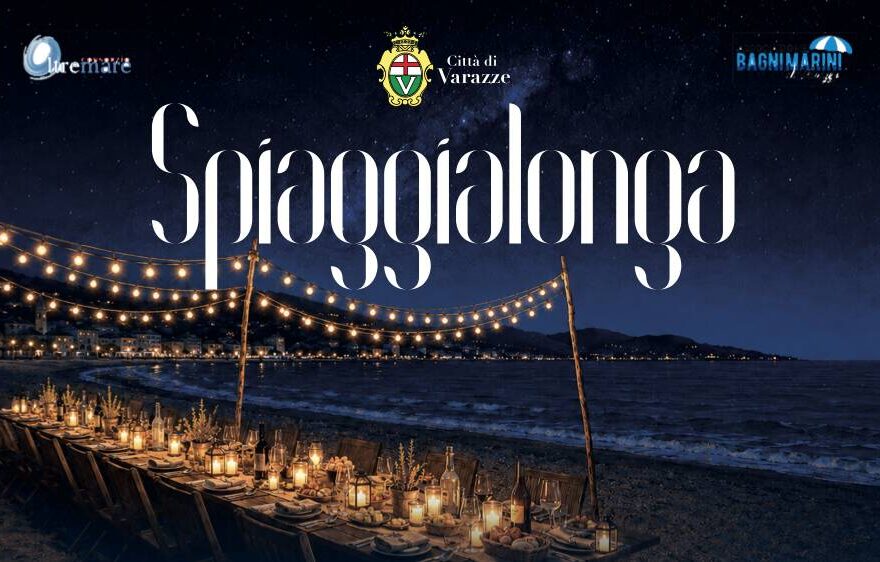 Locandina ufficiale dell'evento Spiaggialonga a Varazze