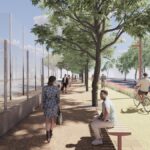 Render Lungomare riccione del sole