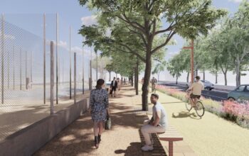 Render Lungomare riccione del sole