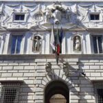 Facciata di Palazzo Spada a Roma, sede del Consiglio di Stato