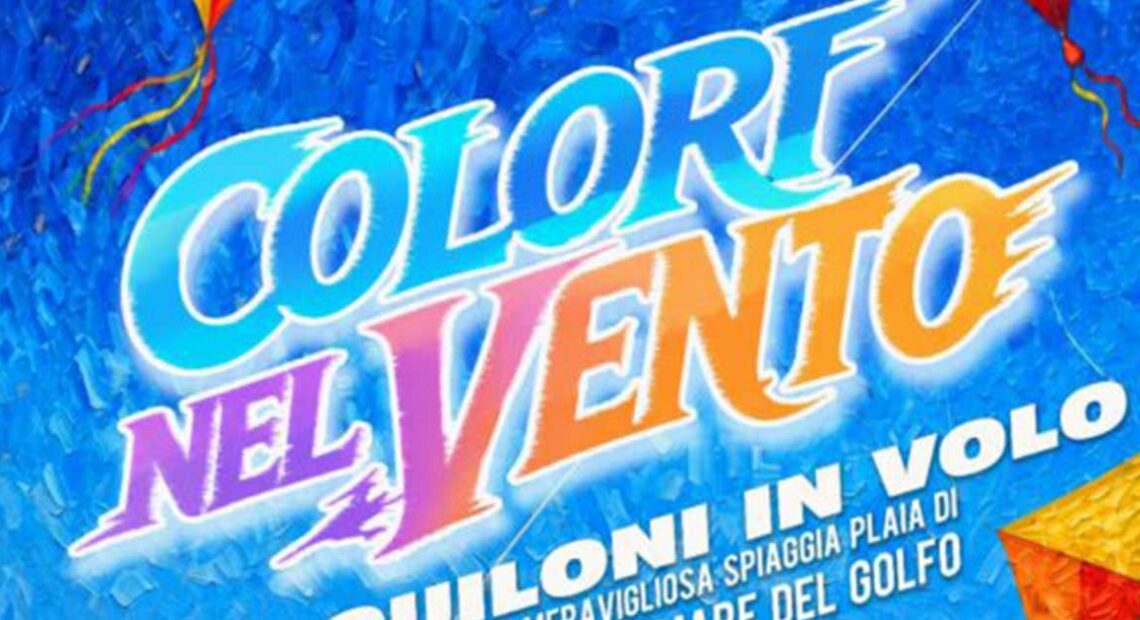 Locandina dell'evento Colori nel Vento festival degli aquiloni a Castellammare del Golfo