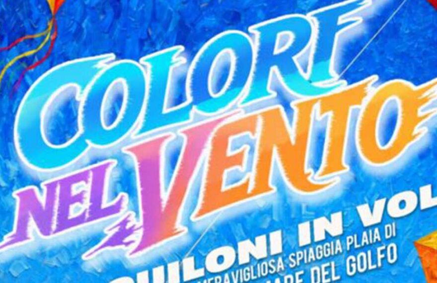 Locandina dell'evento Colori nel Vento festival degli aquiloni a Castellammare del Golfo