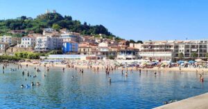Panoramica della spiaggia e del litorale di Fossacesia Marina