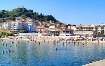 Panoramica della spiaggia e del litorale di Fossacesia Marina