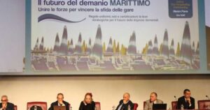 I relatori al tavolo del convegno di Confartigianato Imprese Demaniali alla fiera InOut di Rimini.