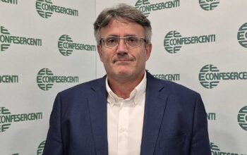Primo piano di Maurizio Rustignoli, presidente nazionale di Fiba-Confesercenti