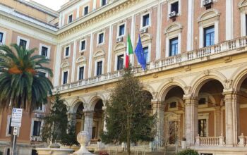 La sede del Ministero delle Infrastrutture e dei Trasporti a Roma per la bozza sul bando tipo balneari