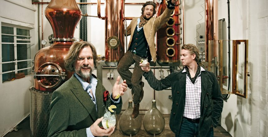 I tre fondatori Jared Brown, Fairfax Hall e Sam Galsworthy